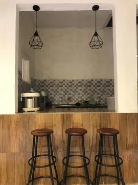 Kitchen Chair Layout Stock Photos
