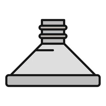 Kitchen chimney hood flat icon design Stock Illustration