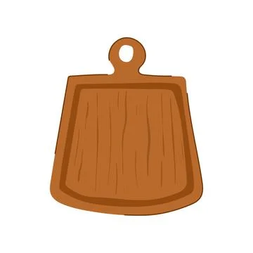 Kitchen chopping board cartoon vector illustration Stock Illustration