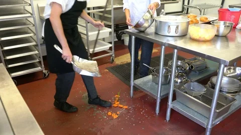 Kitchen Cleanup Stock Footage 105817503