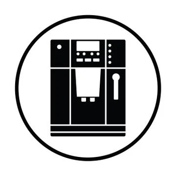 Kitchen coffee machine icon Stock Illustration