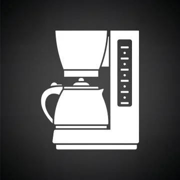 Kitchen coffee machine icon Stock Illustration