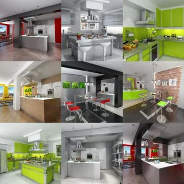Kitchen collection Illustrazione stock