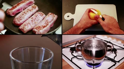 In the kitchen - composition Stock Footage 8826607