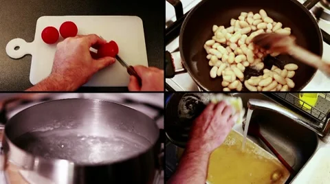 In the kitchen - composition Stock Footage 8826646