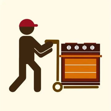 Kitchen concept design, vector illustration eps10 graphic Stockillustratie