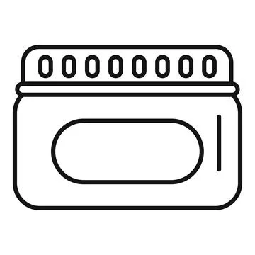 Kitchen condiment shaker jar icon design Stock Illustration