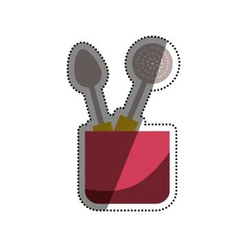 Kitchen cook utensil Stock Illustration