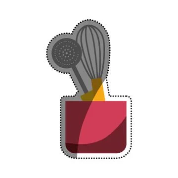 Kitchen cook utensil Stock Illustration