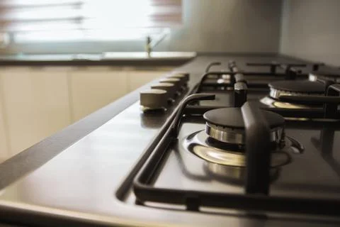 Kitchen Cooker Hob Stock Photos