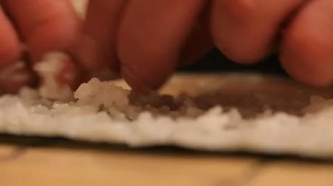 Kitchen. Cooking a rolls. Stock Footage 22240796