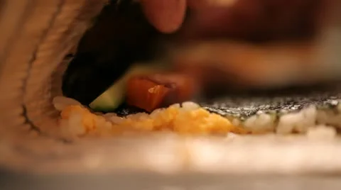 Kitchen. Cooking a rolls. Stock Footage 22240909