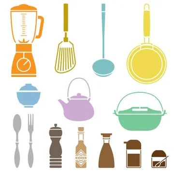 Kitchen Cookware Set Illustration