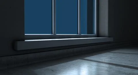 Kitchen Countertop Night Stock Illustration