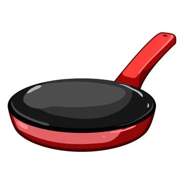 Kitchen crepe maker cartoon vector illustration Illustrazione stock