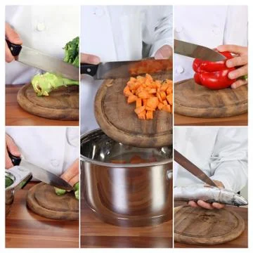 Kitchen cut Stock Photos