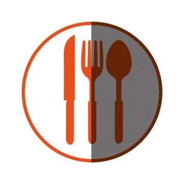 Kitchen cutlery tools pattern Stock Illustration