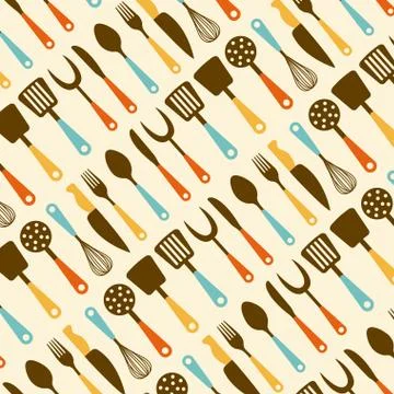 Kitchen design over beige background, vector illustration Illustrazione stock