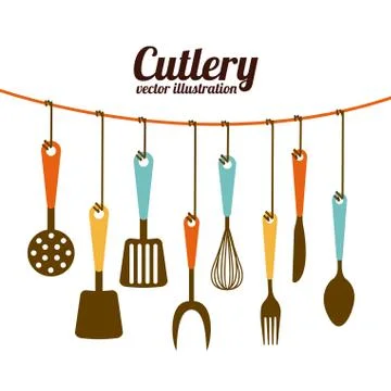 Kitchen design over white background, vector illustration 스톡 일러스트