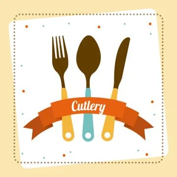 Kitchen design over yellow background, vector illustration Illustrazione stock