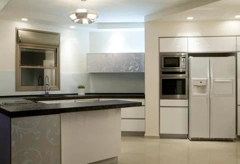 Kitchen design Stock Photos