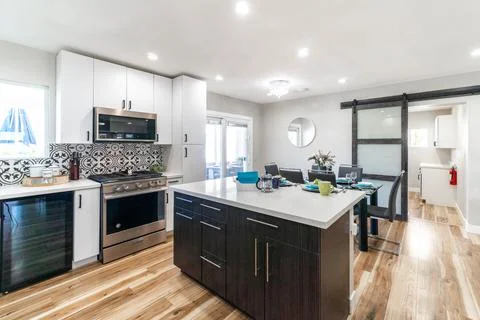 Kitchen design Stock Photos