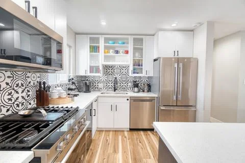 Kitchen design Stock Photos