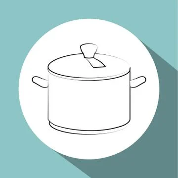 Kitchen design. Supplies icon. White background, vector illustration 스톡 일러스트