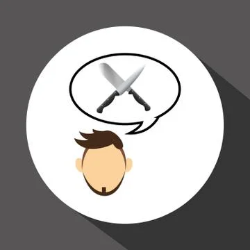 Kitchen design. Supplies icon. White background, vector illustration 스톡 일러스트