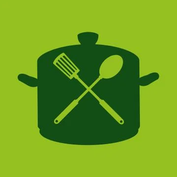 Kitchen design. Supplies icon. White background, vector illustration 스톡 일러스트