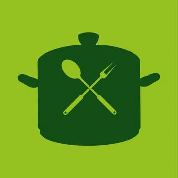 Kitchen design. Supplies icon. White background, vector illustration Illustrazione stock