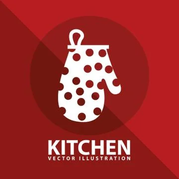 Kitchen design, vector illustration eps10 graphic Stock Illustration