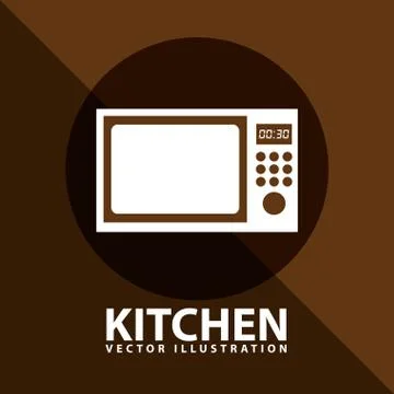 Kitchen design, vector illustration eps10 graphic 스톡 일러스트