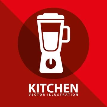 Kitchen design, vector illustration eps10 graphic Stockillustratie