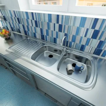 Kitchen detail Stock Illustration