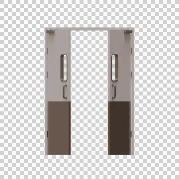 Kitchen Door 3D Render Illustration Element 08 Stock Illustration