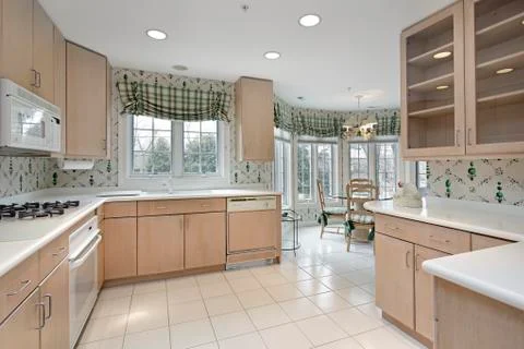 Kitchen with eating area Foto stock