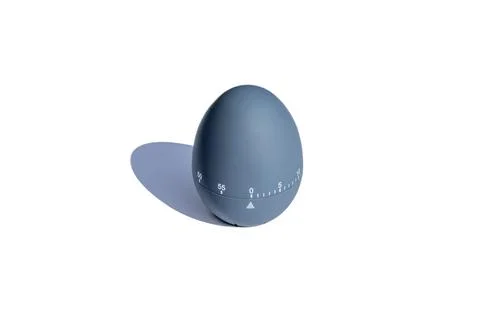 Kitchen egg timer blue isolated on white background Stock-Fotos