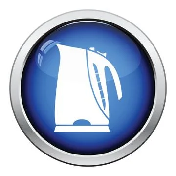Kitchen electric kettle icon Stock Illustration