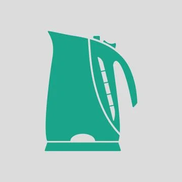 Kitchen electric kettle icon Stock Illustration