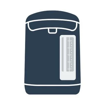 Kitchen Electric Kettle Icon Stock Illustration