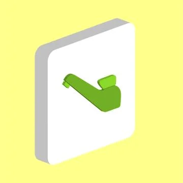 Kitchen Faucet computer symbol Stock Illustration