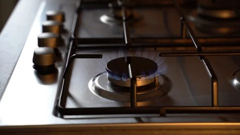 Kitchen flame Stock Footage 122073947