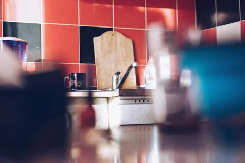 Kitchen in focus Stock Photos