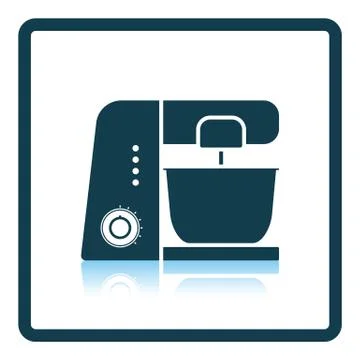 Kitchen food processor icon Stock Illustration