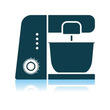 Kitchen Food Processor Icon 스톡 일러스트