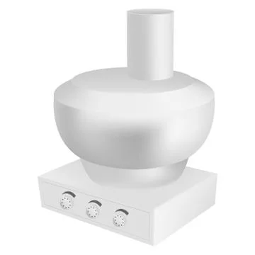 Kitchen food processor icon, realistic style Stock Illustration