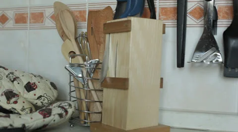 In the kitchen Stock Footage 26647478