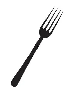 Kitchen fork vector symbol icon design. Stock Illustration