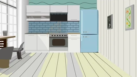 Kitchen free gluten Stock Footage 132895828